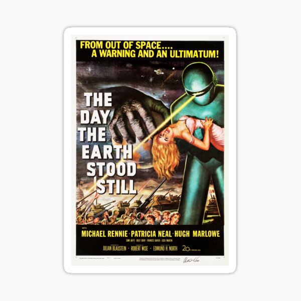 Item preview, THE DAY THE EARTH STOOD STILL Hollywood Cult Sci Fi Vintage Movie Posters. designed and sold by retroposters.