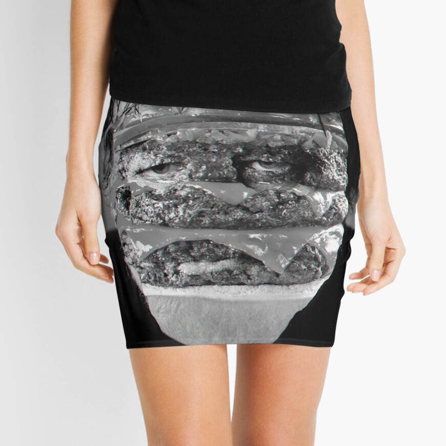 Zizek Burger Mini Skirt