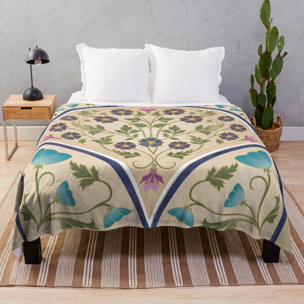 Item preview, Art Nouveau Morning Glory Garden  designed and sold by BunnyThePainter.