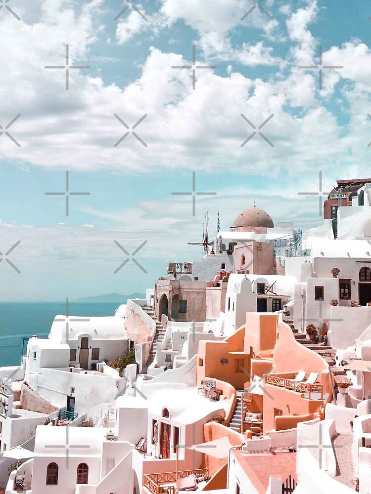 Santorini Oia Greece by PrintsProject