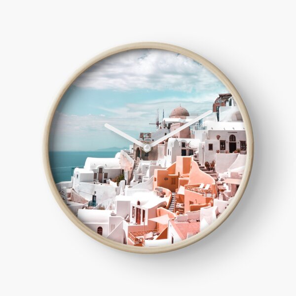 Santorini Oia Greece Clock