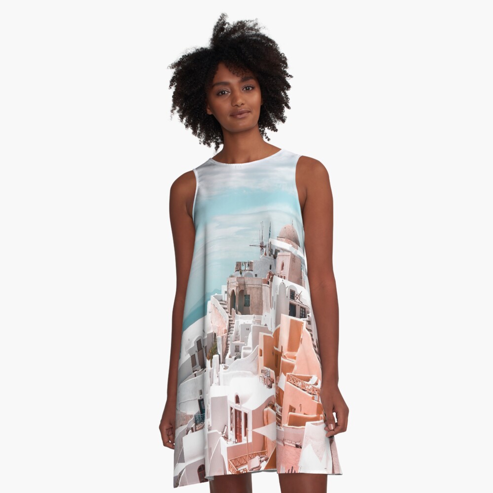 Item preview, A-Line Dress designed and sold by PrintsProject.
