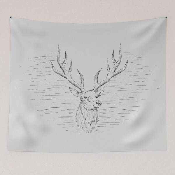 Item preview, Hand Drawn Deer designed and sold by meursaultdesign.
