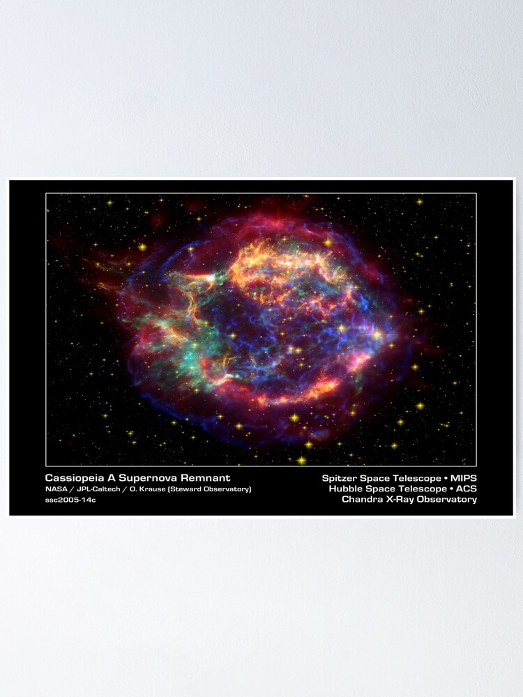Alternate view of Cassiopeia Constellation Poster