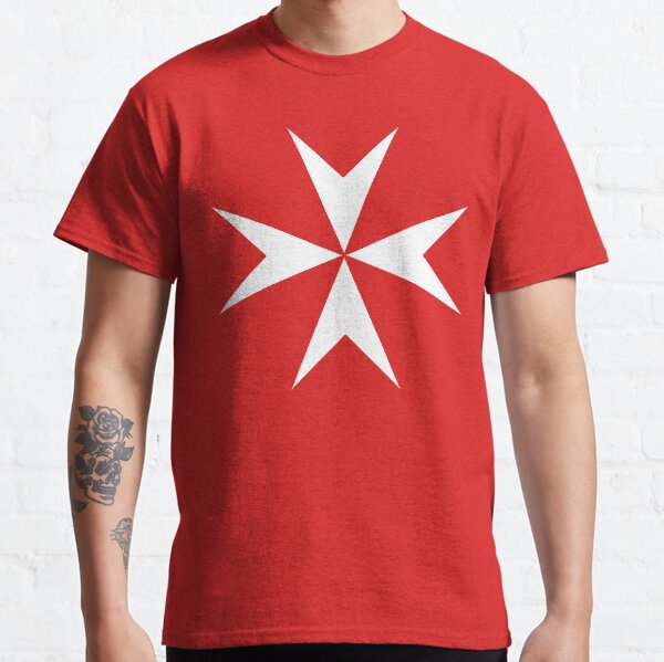 Cross of the Order of St. John. MALTA, MALTESE. Classic T-Shirt