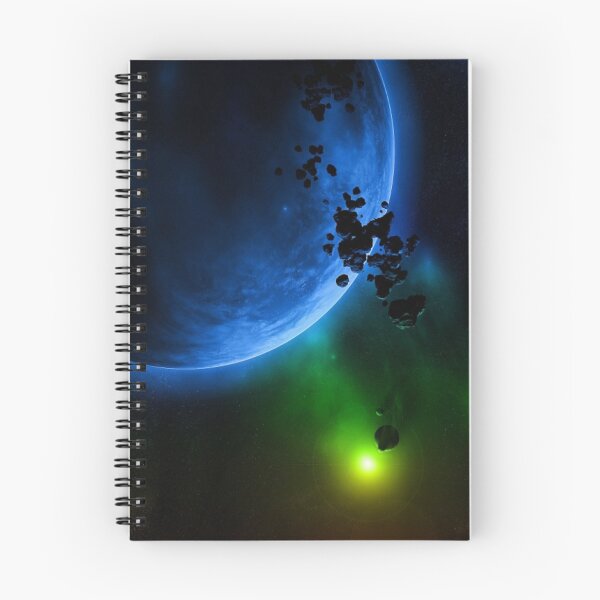 Item preview, Alien Blue Planets Green Asteroids designed and sold by MurphyMorganGifts.