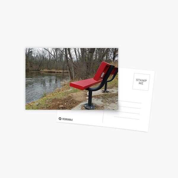 A spot by the lake. Postcard
