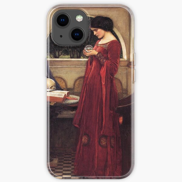 The Crystal Ball (1902) By J W Waterhouse iPhone Soft Case