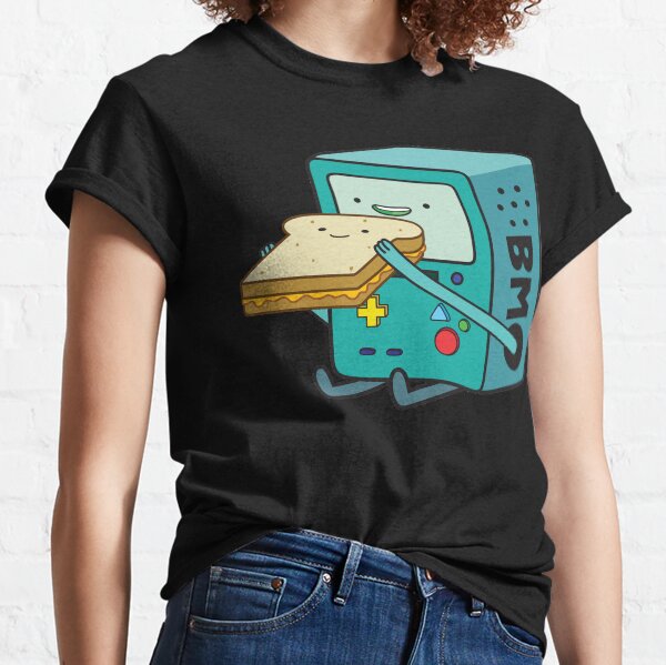 Vista previa del artículo con la obra «BMO», diseñado y vendido por plushism.