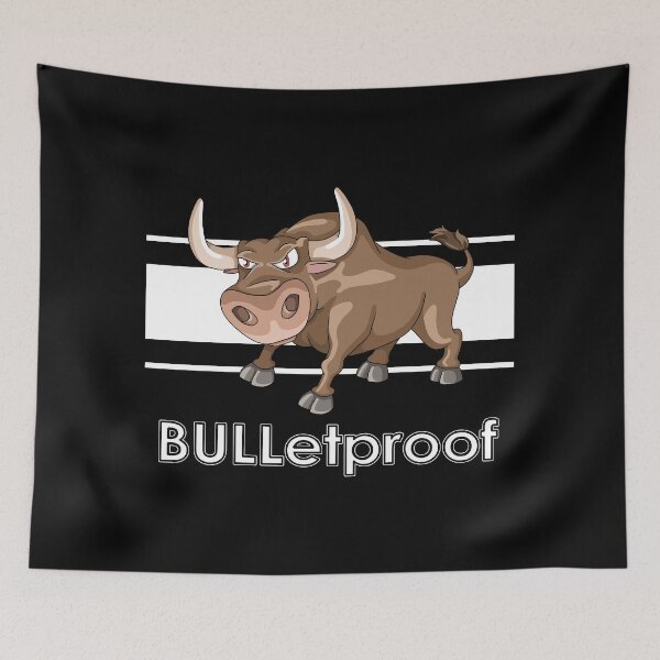 Item preview, Bulletproof - white designed and sold by ARTemyzz.
