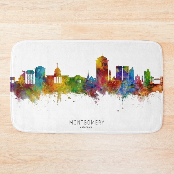 Item preview, Montgomery Alabama Skyline designed and sold by ArtPrints.