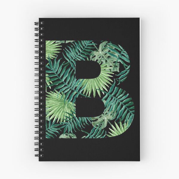 Item preview, B letter - palm leaves designed and sold by adiosmillet.