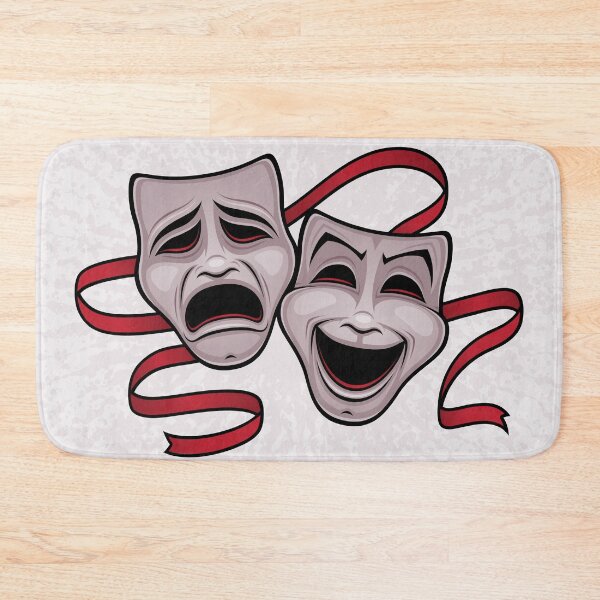 Item preview, Comedy And Tragedy Theater Masks designed and sold by fizzgig.