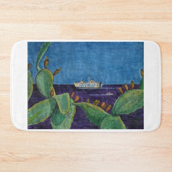 Item preview, Watercolor sketch from the port area of Palermo, Sicily designed and sold by Igor Pozdnyakov.