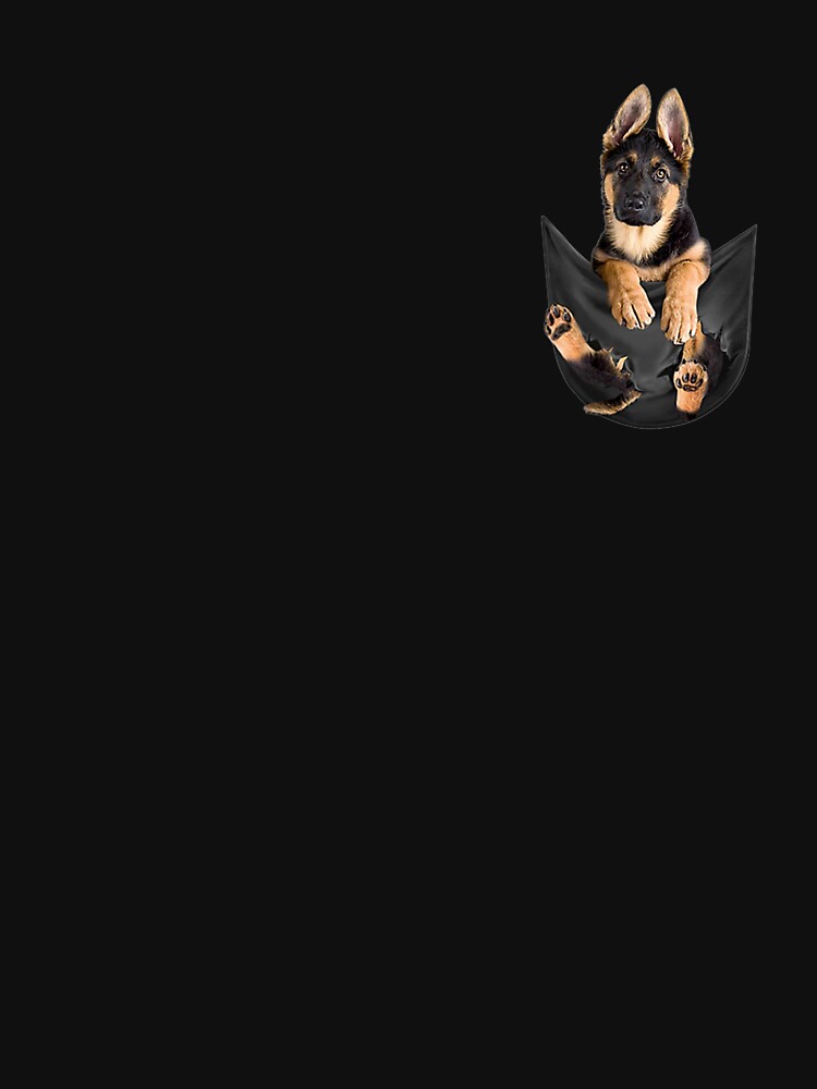 German Shepherd In Pocket Funny Dog Lover by mattwalsh1419