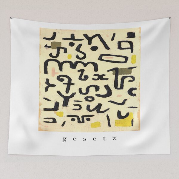 Item preview, Paul Klee Art t-shirt Gesetz : A Paul Klee inspired Masterpiece designed and sold by AvantGardeArt52.