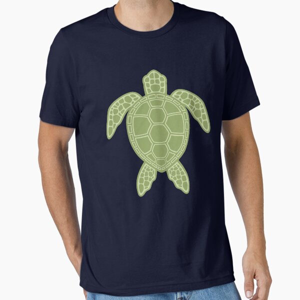 Diseño de tortuga verde Camiseta esencial