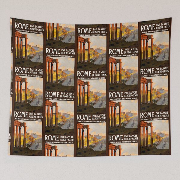 Item preview, vintage Road to rome print art designed and sold by printzshop.