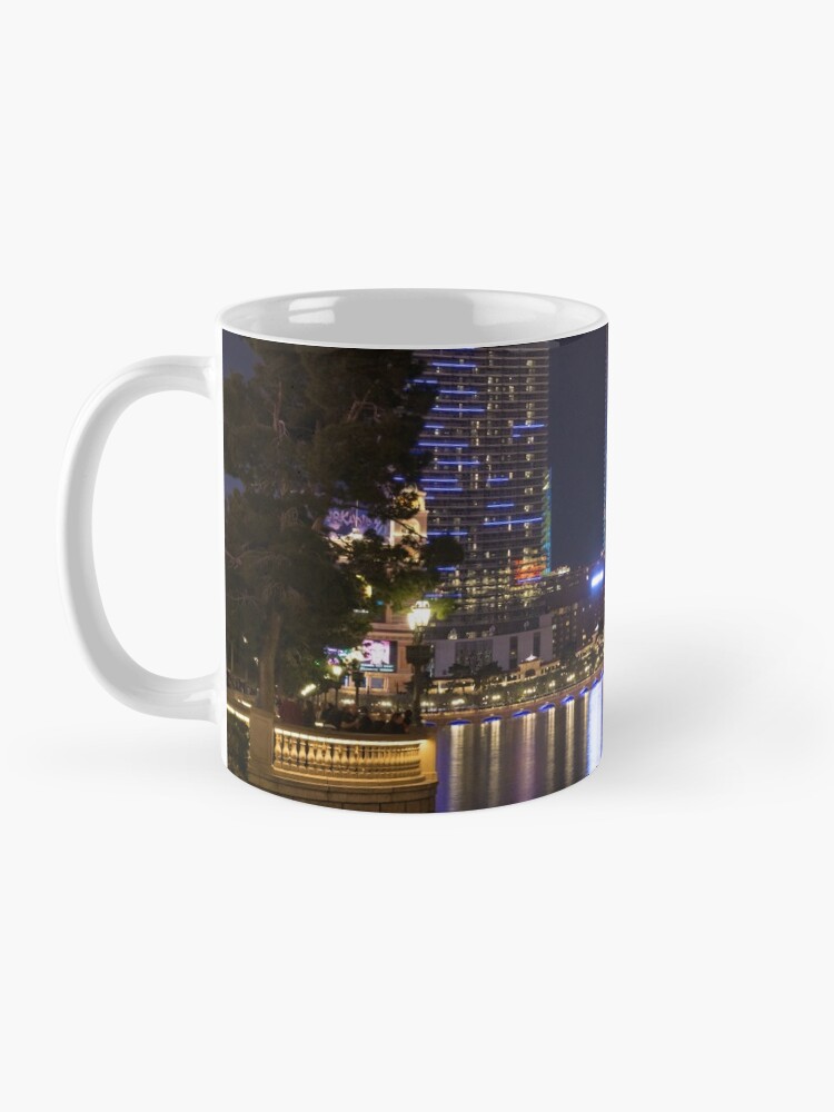 Blue Las Vegas Mug with Fountains - Las Vegas Merch Co