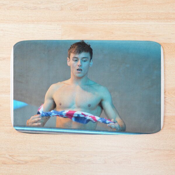 Item preview, Tom Daley 2016 with GB towel designed and sold by Katonym.