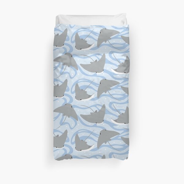Stingrays - Cownose Ray - Sticker Pack Duvet Cover