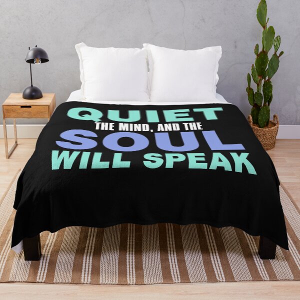 Item preview, Quiet The Mind, And The Soul Will Speak Motivation T-Shirt designed and sold by findgreatshirts.
