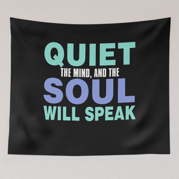 Item preview, Quiet The Mind, And The Soul Will Speak Motivation T-Shirt designed and sold by findgreatshirts.