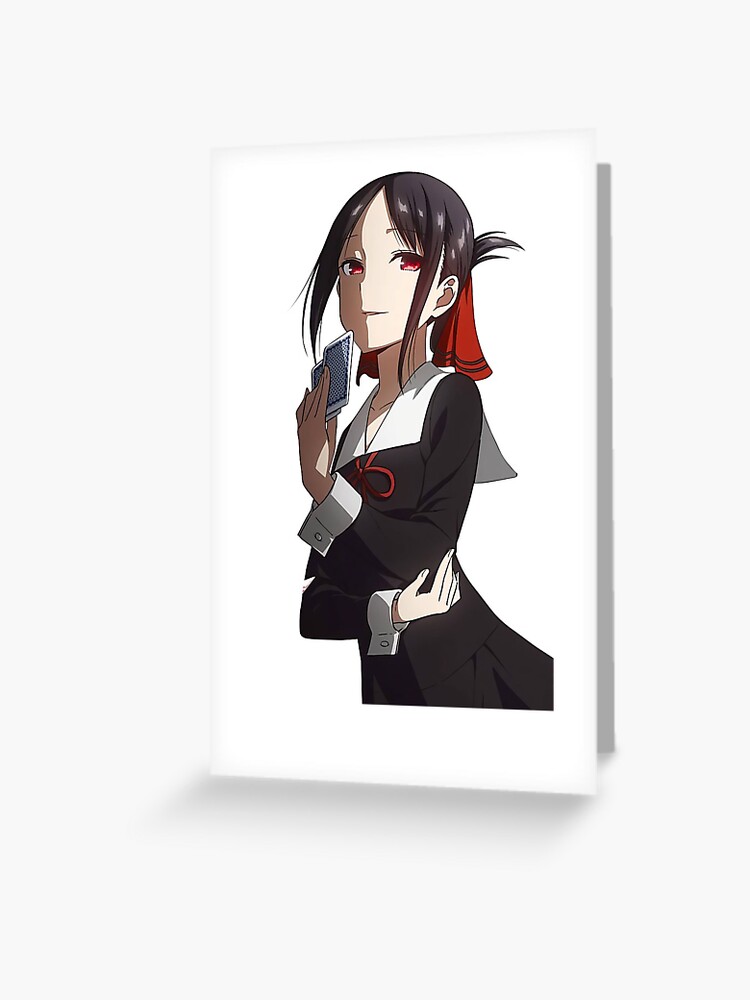 Kaguya Sama Love Is War Anime Cute Greeting Card By Nekolizzy Redbubble