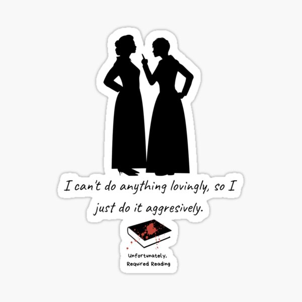 I Do It Aggressively Sticker