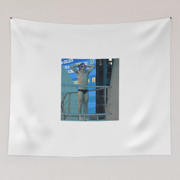 Item preview, Tom Daley 2016 with GB towel designed and sold by Katonym.