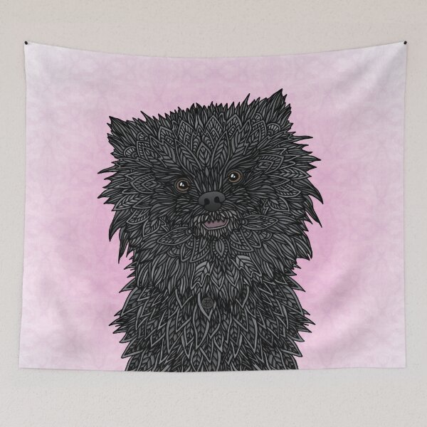 Item preview, Black Pomeranian designed and sold by artlovepassion.