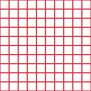 Artwork thumbnail, Red Grid Pattern by Cool Fun Awesome Time