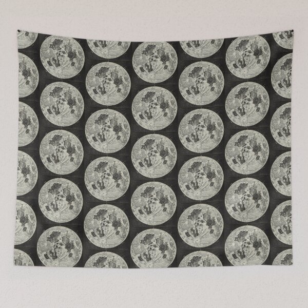 Item preview, Vintage Moon Map designed and sold by BlueSpecsStudio.