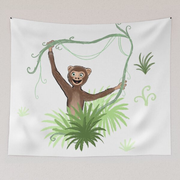 Item preview, Monkey in vines designed and sold by Matt Corrigan.