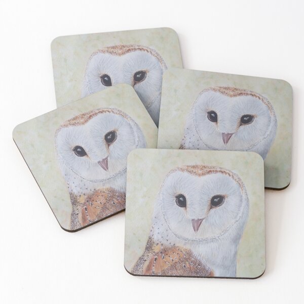 Item preview, Watercolour Barn Owl designed and sold by Laine-Art.