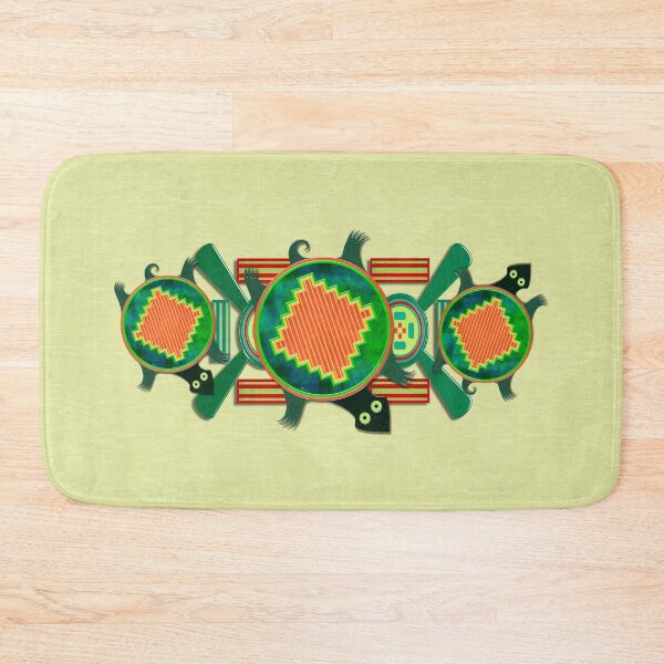 Item preview, Native American Folk Art Turtle designed and sold by bohemianbound.
