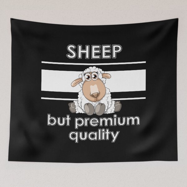 Artikelvorschau, Sheep but premium quality - weiß entworfen und verkauft von ARTemyzz.