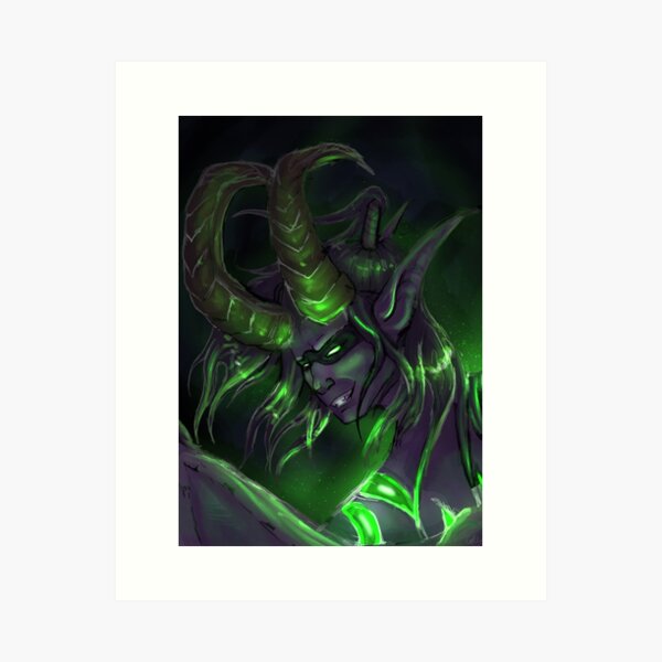 Illidan  Art Print