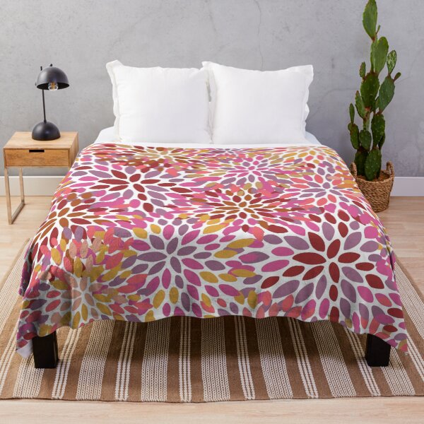 Item preview, Petals Floral Pattern, Red,Pink, Purple, Yellow designed and sold by meggydesigns.