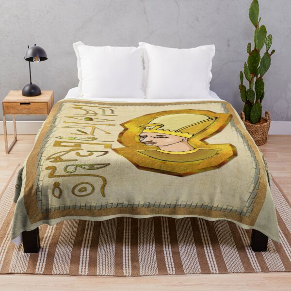 Item preview, Pharaoh Hieroglyphics Egyptian Folk Art designed and sold by bohemianbound.