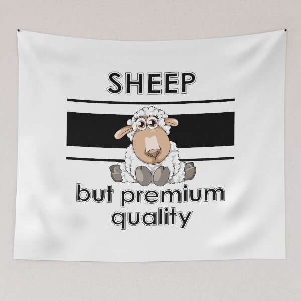 Artikelvorschau, Sheep but premium quality - schwarz entworfen und verkauft von ARTemyzz.