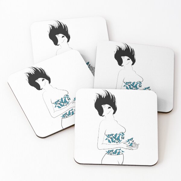 Item preview, Woman with butterflies in the stomach. designed and sold by emphatic.