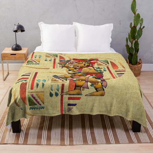Item preview, Tribal God War Dance Folk Art designed and sold by bohemianbound.