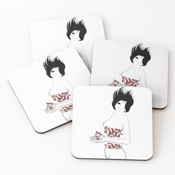 Item preview, Woman with butterflies in the stomach. designed and sold by emphatic.