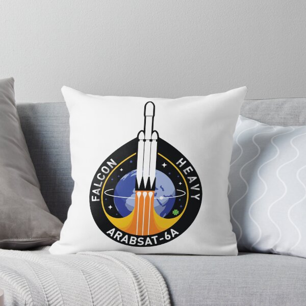 Item preview, Space X Mission Patch - Falcon Heavy Arabsat-6A  designed and sold by awildanon.