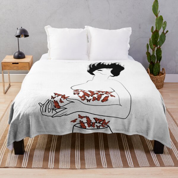 Item preview, Woman with butterflies in the stomach. designed and sold by emphatic.