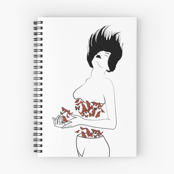 Item preview, Woman with butterflies in the stomach. designed and sold by emphatic.
