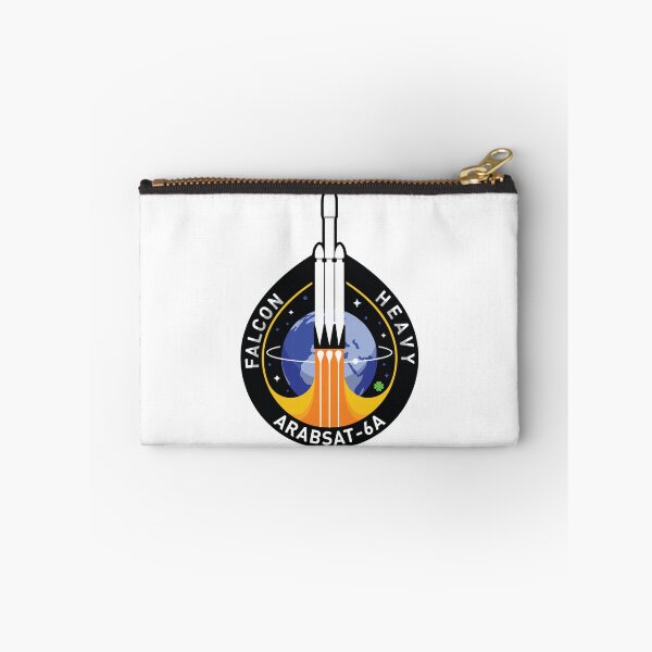 Item preview, Space X Mission Patch - Falcon Heavy Arabsat-6A  designed and sold by awildanon.