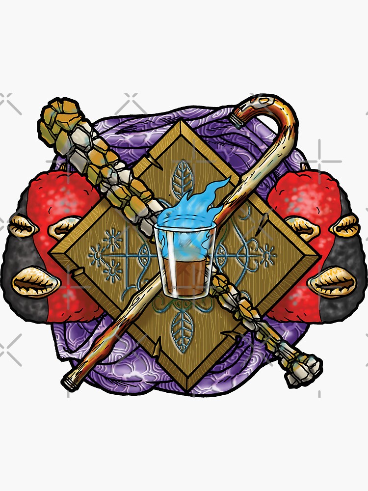 Thumbnail 3 of 3, Sticker, Scion Pantheon: Orisha designed and sold by TheOnyxPath.