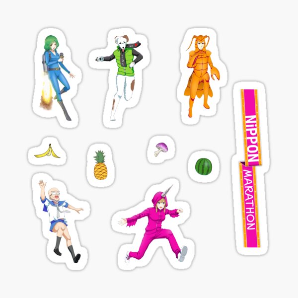 Nippon Marathon Stickers: Let's Party Sticker